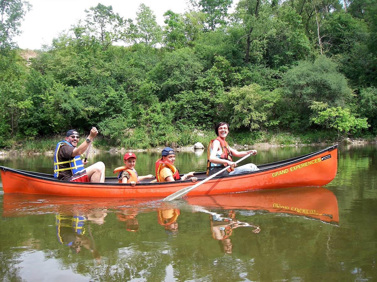 Paddle your own canoe, kayak on the Grand River with Bingemans, Grand