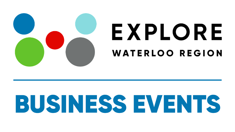 Explore Waterloo Region logo together with the words Business Events
