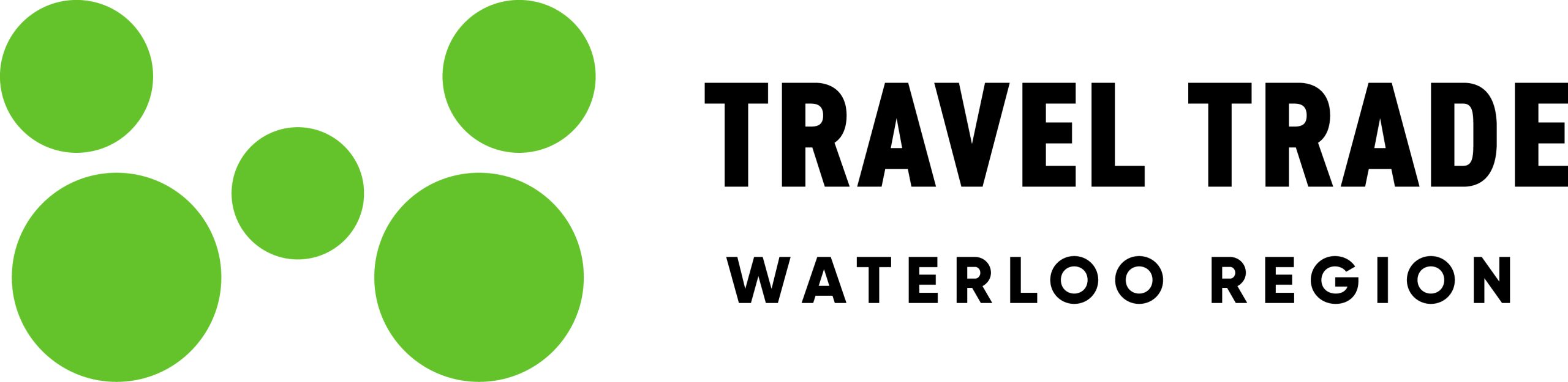 The green and black logo for Travel Trade Waterloo Region