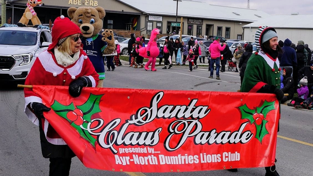 Santa Claus Parade in Ayr