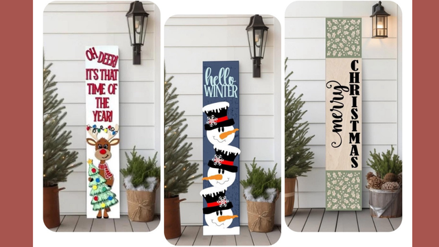 3D Porch Sign & Doormat Painting Workshop
