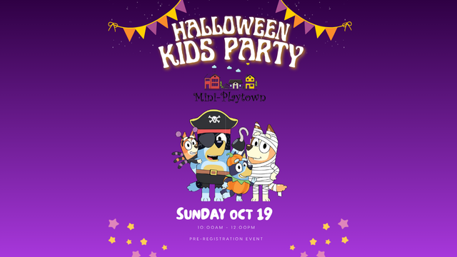 Bluey and Bingo Halloween Costume Party