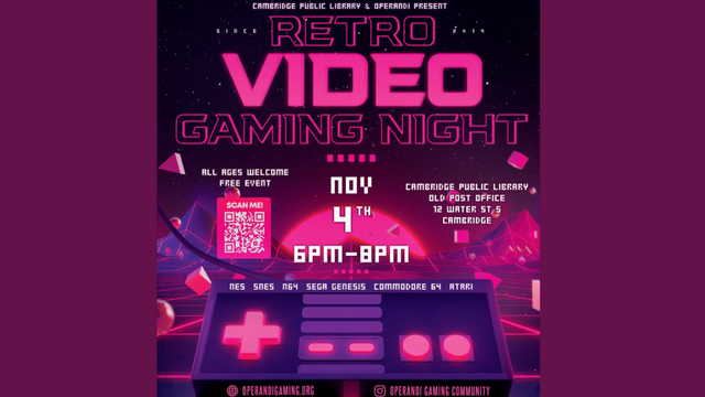 Retro Game Night at The Old Post Office