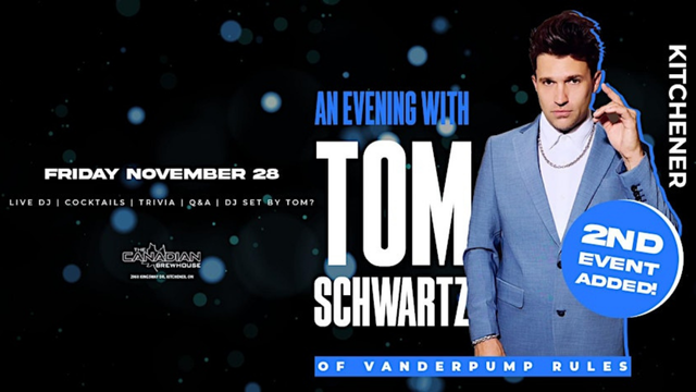 An Evening With TOM SCHWARTZ! Vanderpump Rules!