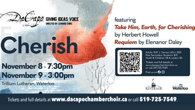 DaCapo Chamber Choir presents…Cherish