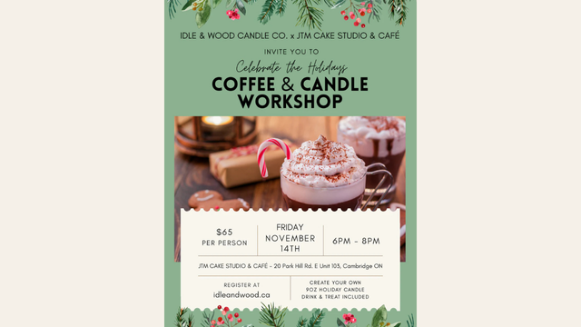 Celebrate the Holidays – Coffee and Candle Workshop